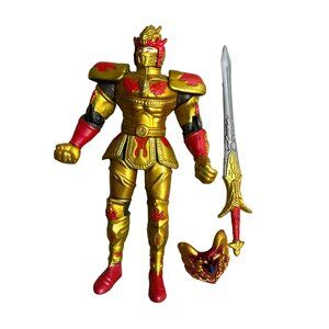 Bandai Power Rangers Red Dragon Thunderzord Warrior Action Figure  Sword 1998